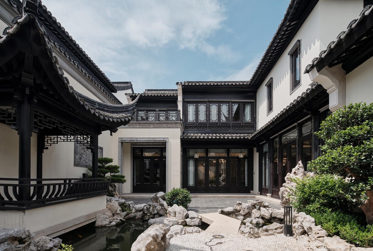 480㎡庭院别墅设计,中式整木定制(图2) 2.jpg