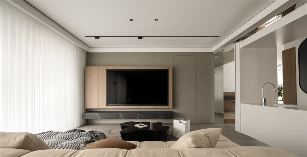 124㎡商品房整木定制,现代简约风格设计(图3) 3.jpg