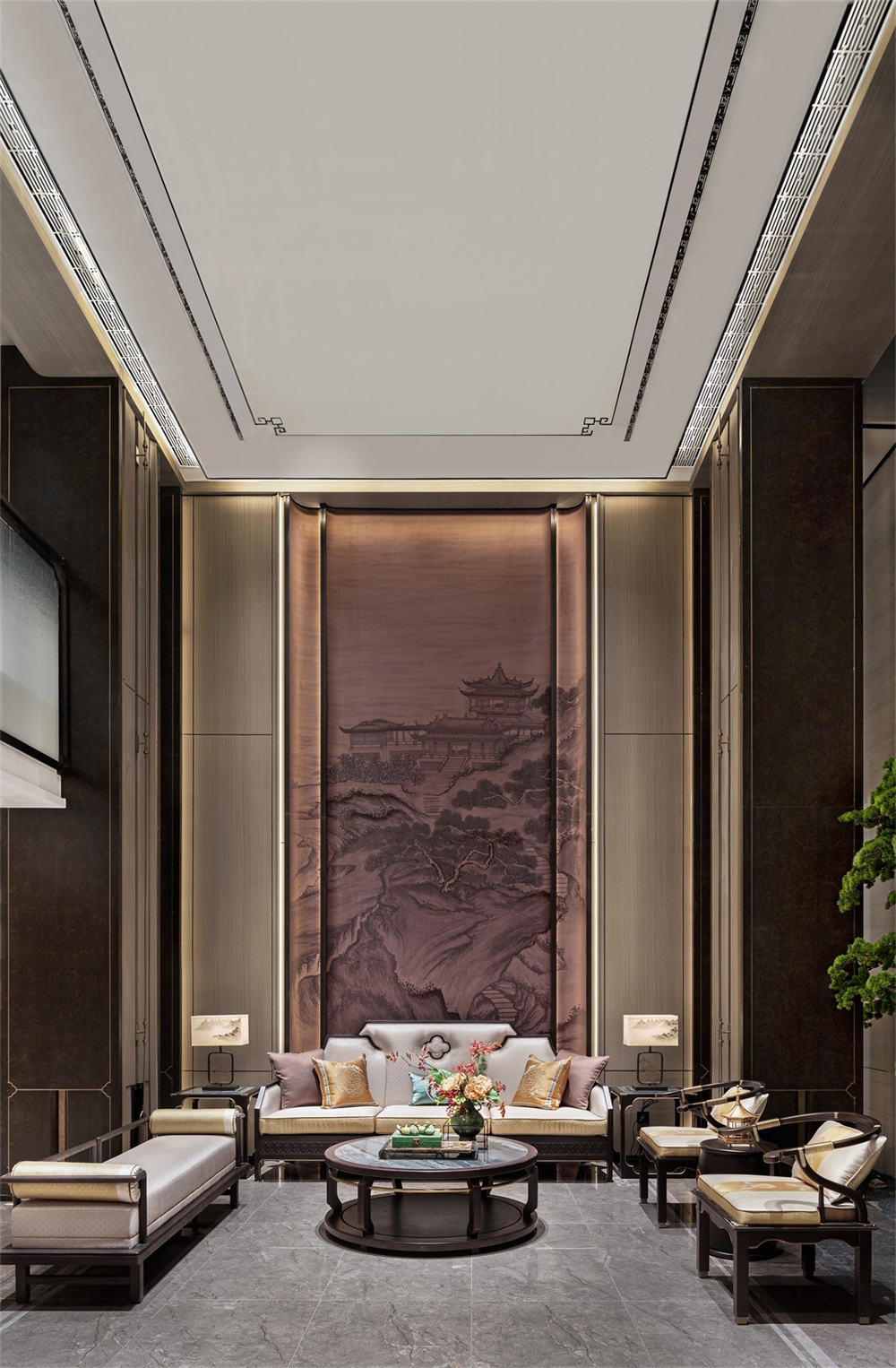450㎡整木定制别墅,新中式大宅风范(图6) 6.jpg